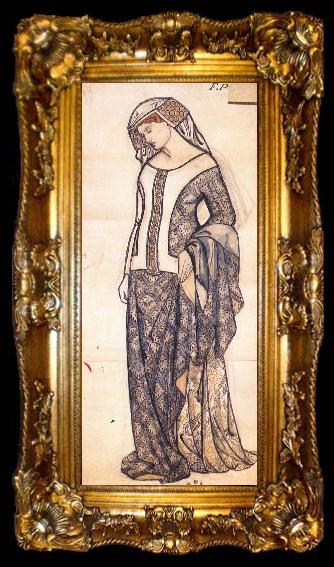 framed  Morris, William Guinevere, ta009-2
